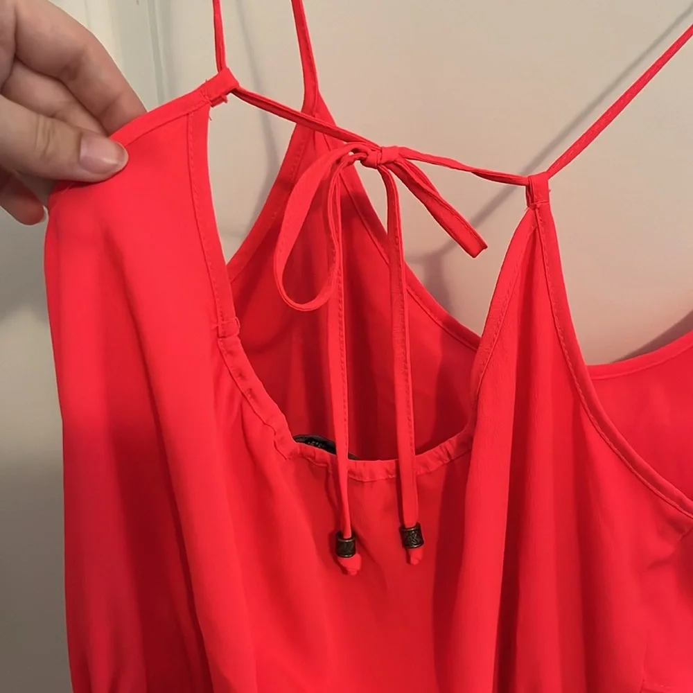 American Eagle Hot Pink Sun Dress - Picture 4 of 13